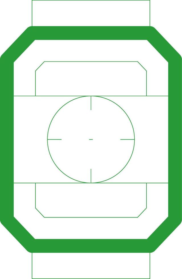 Line Green Gradient Design vector