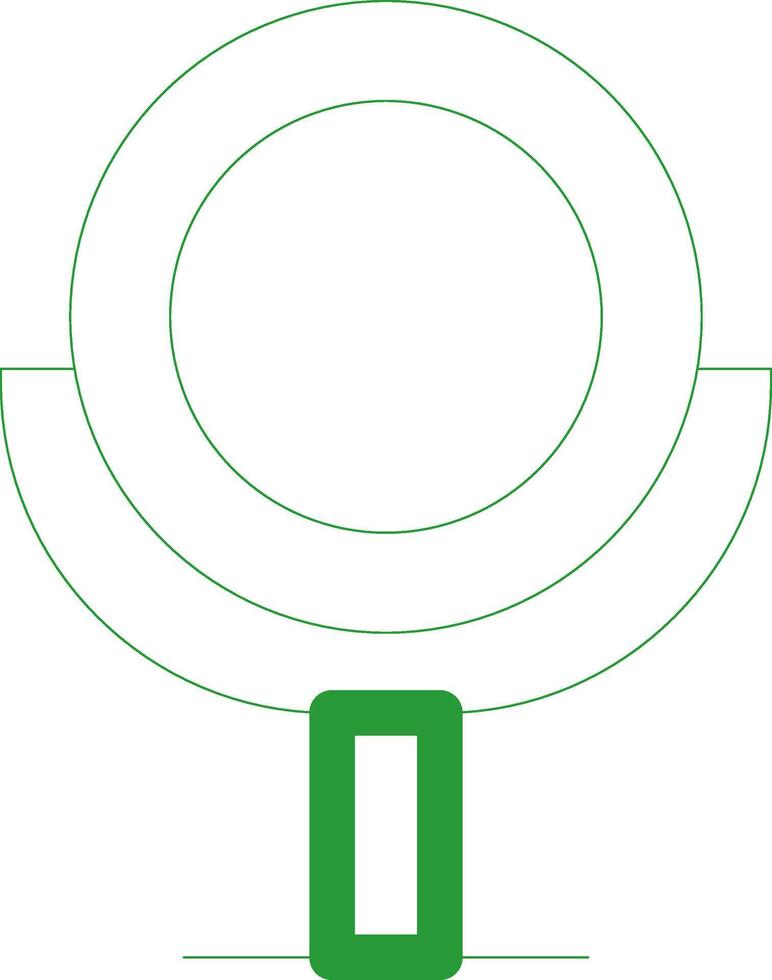 Line Green Gradient Design vector