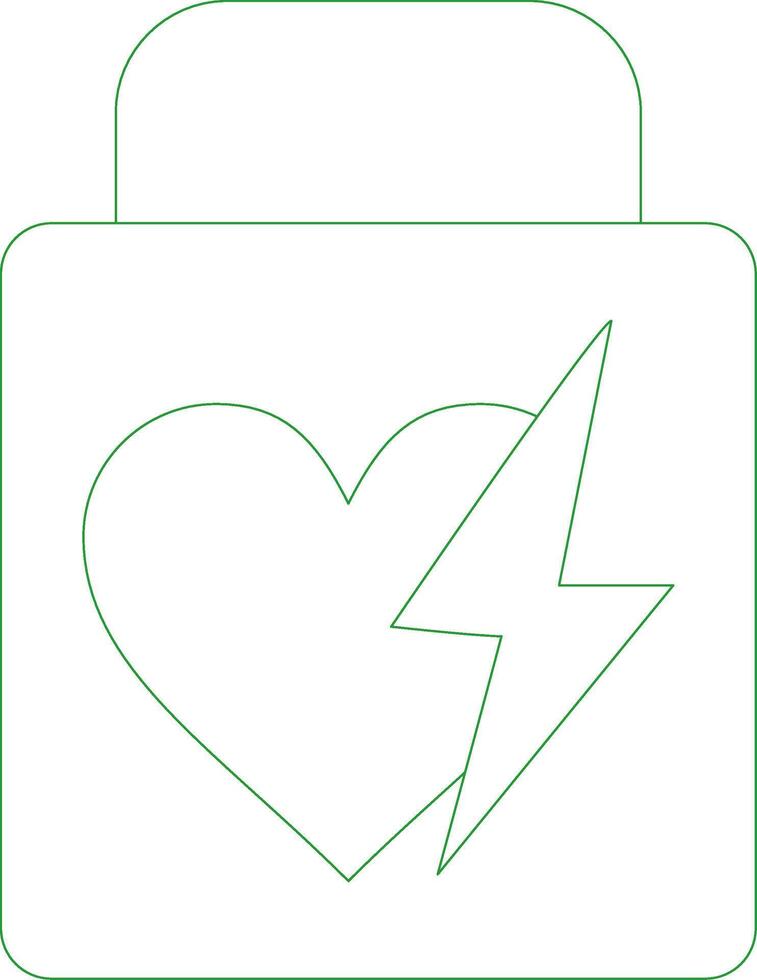 Line Green Gradient Design vector