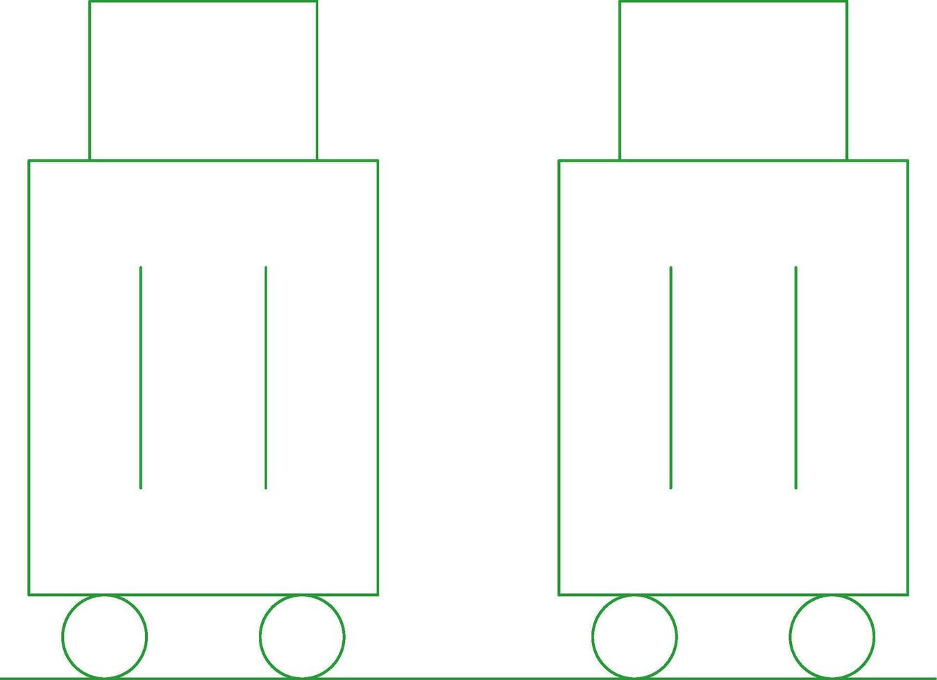 línea verde degradado diseño vector