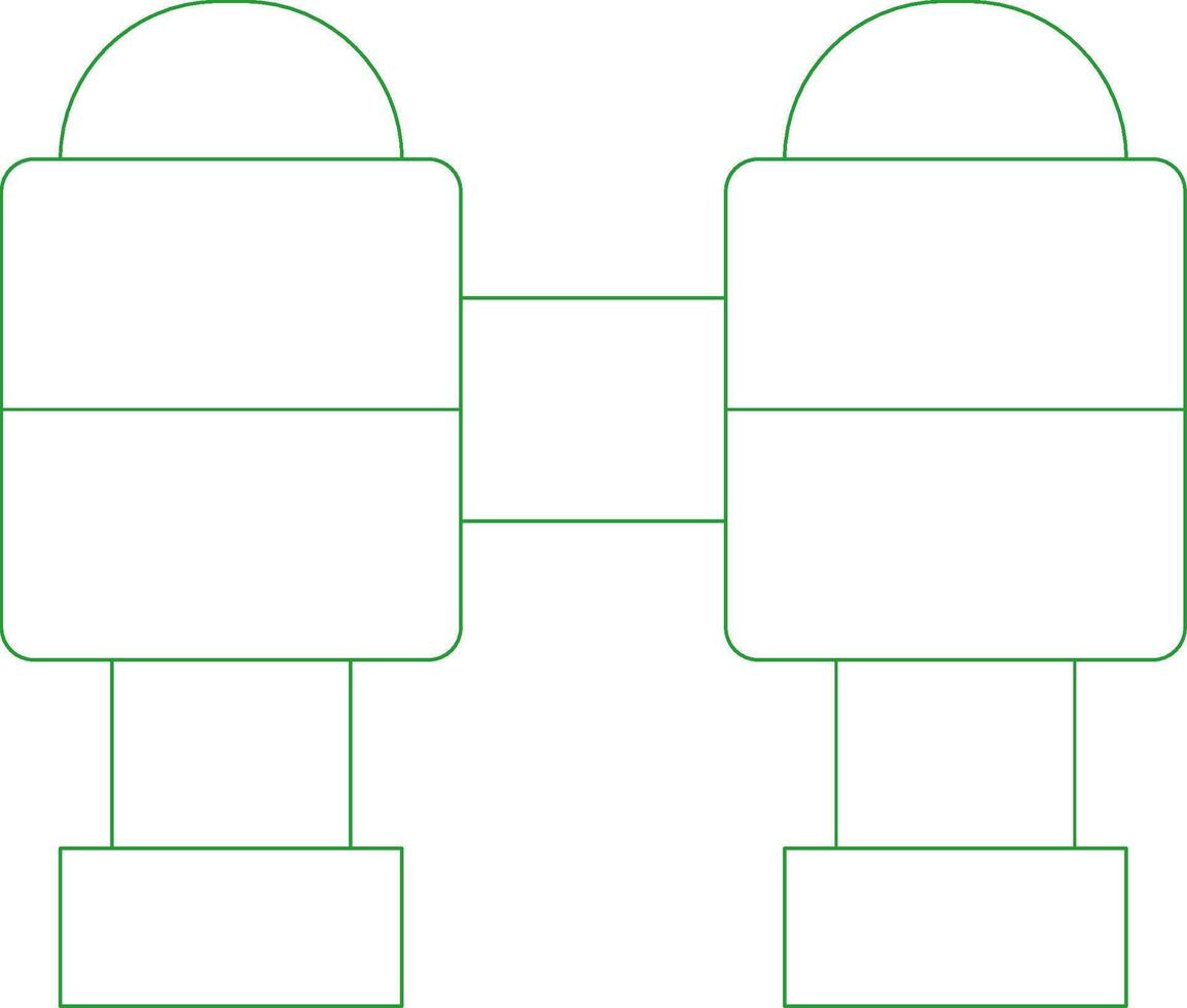 Line Green Gradient Design vector