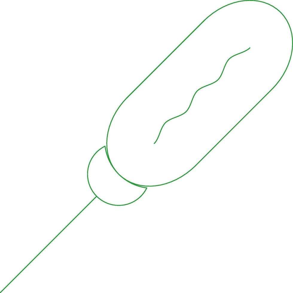Line Green Gradient Design vector