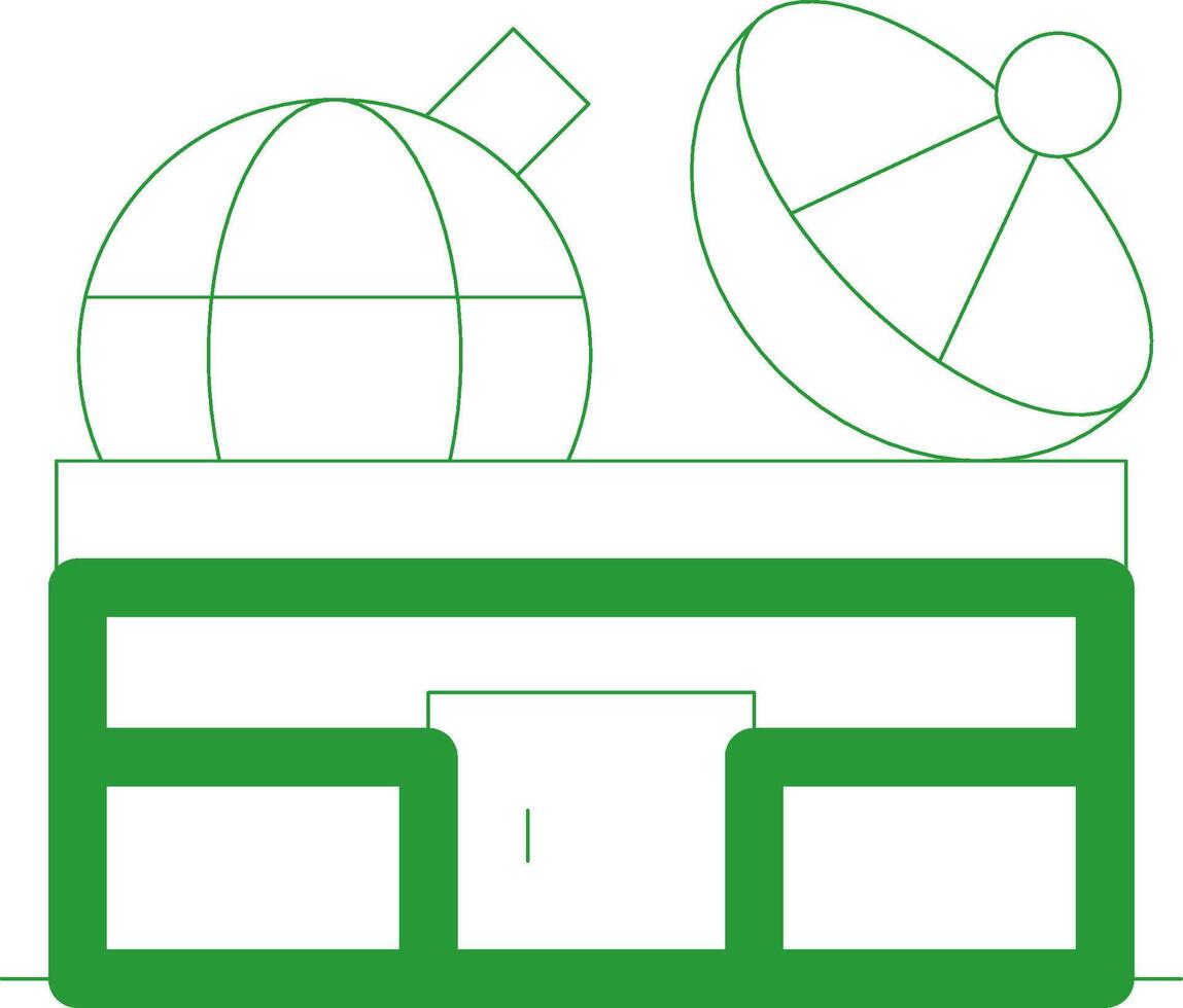 Line Green Gradient Design vector