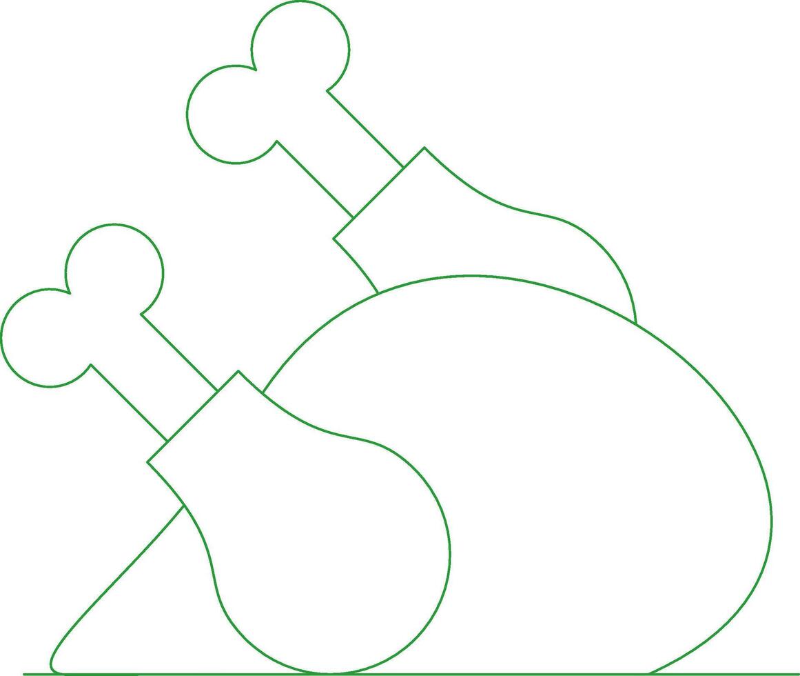Line Green Gradient Design vector
