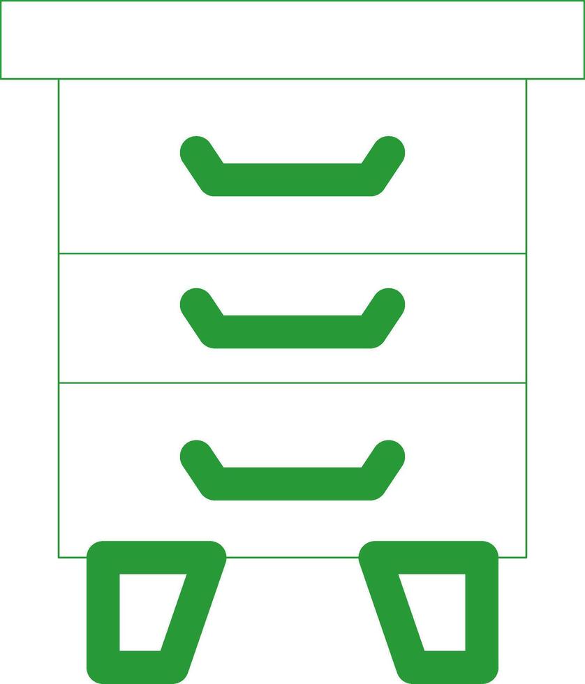 Line Green Gradient Design vector