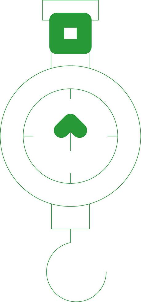 Line Green Gradient Design vector