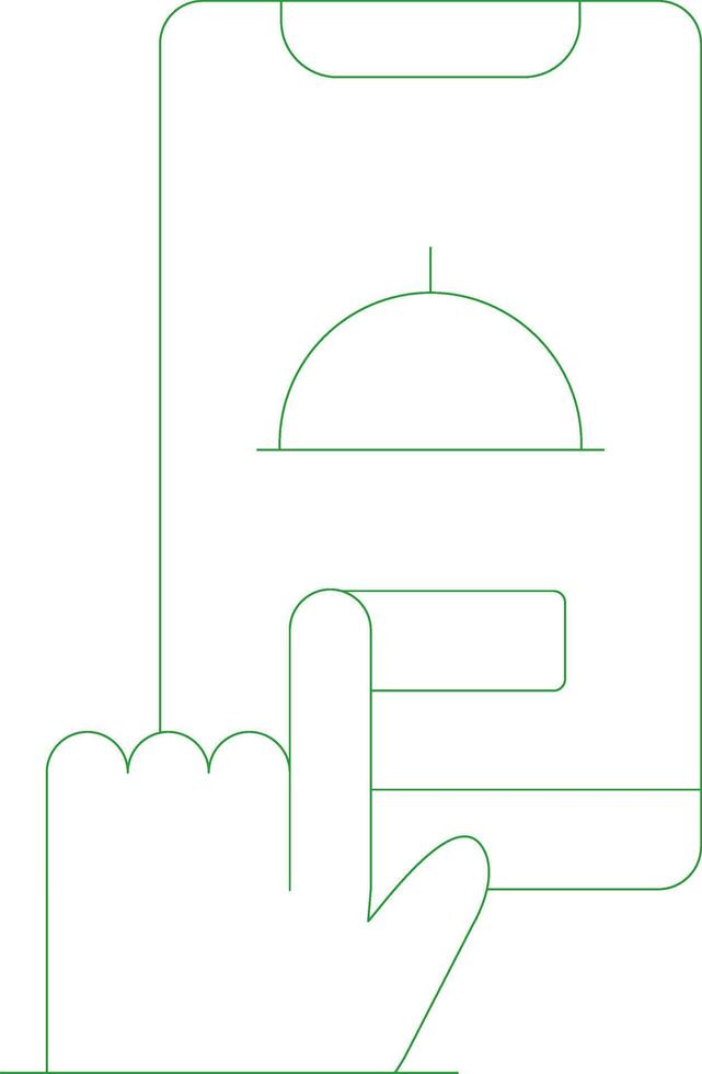 Line Green Gradient Design vector