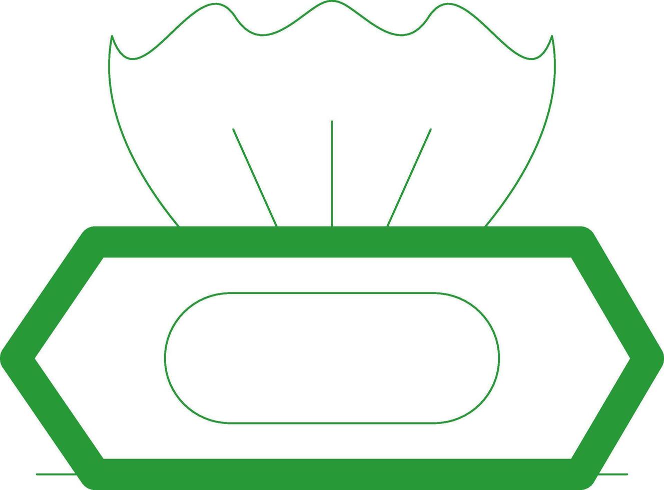 Line Green Gradient Design vector