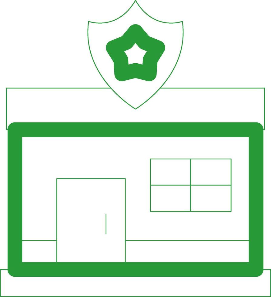 Line Green Gradient Design vector