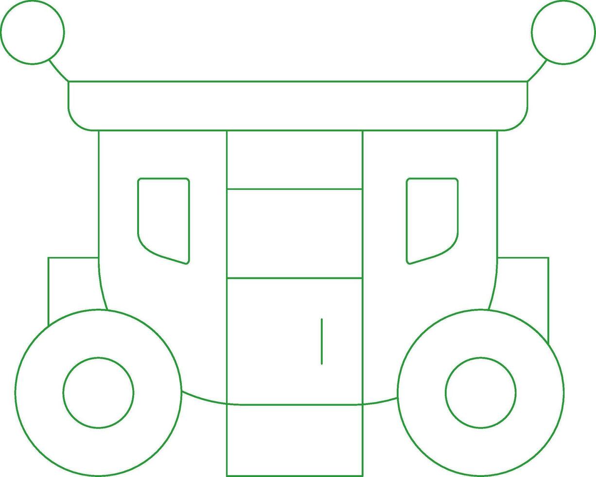 Line Green Gradient Design vector