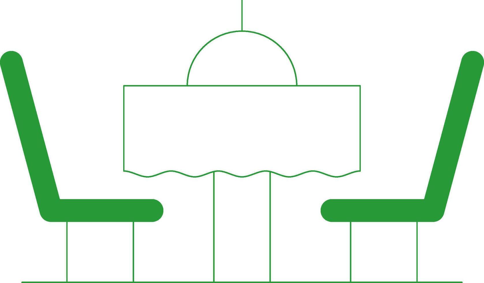 Line Green Gradient Design vector