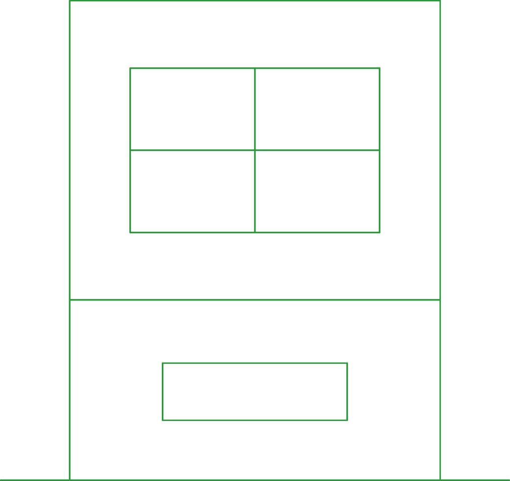 Line Green Gradient Design vector