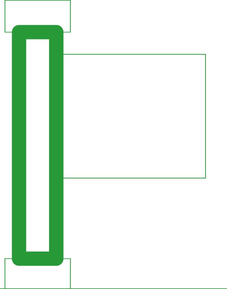 Line Green Gradient Design vector