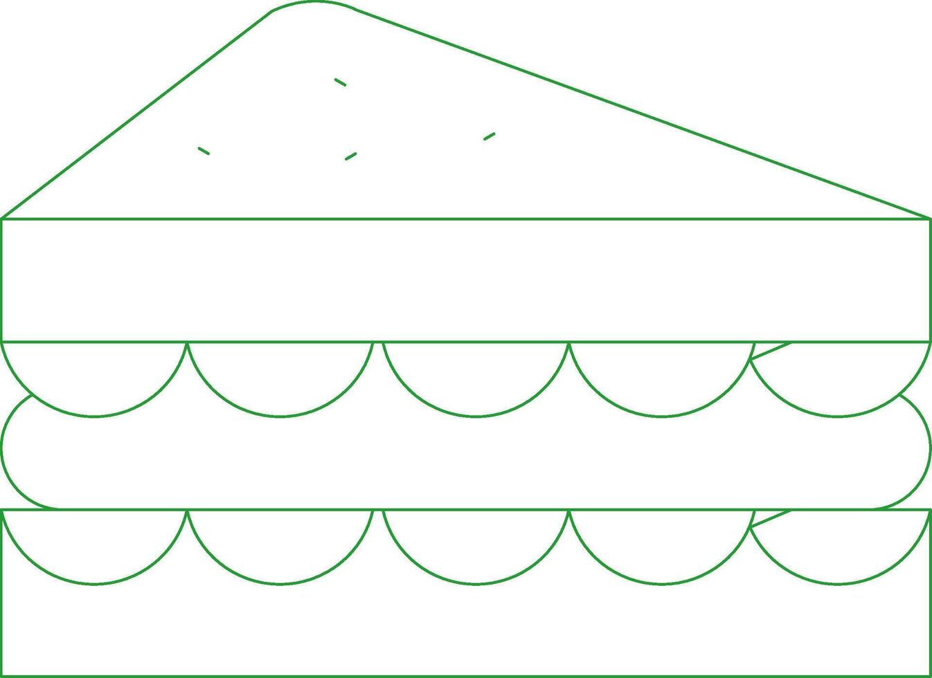 Line Green Gradient Design vector
