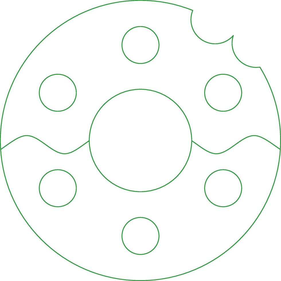 Line Green Gradient Design vector