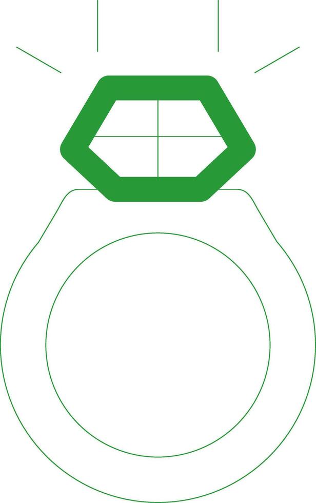 Line Green Gradient Design vector