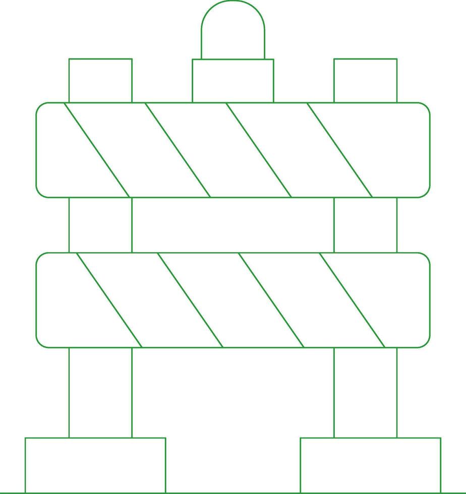 Line Green Gradient Design vector