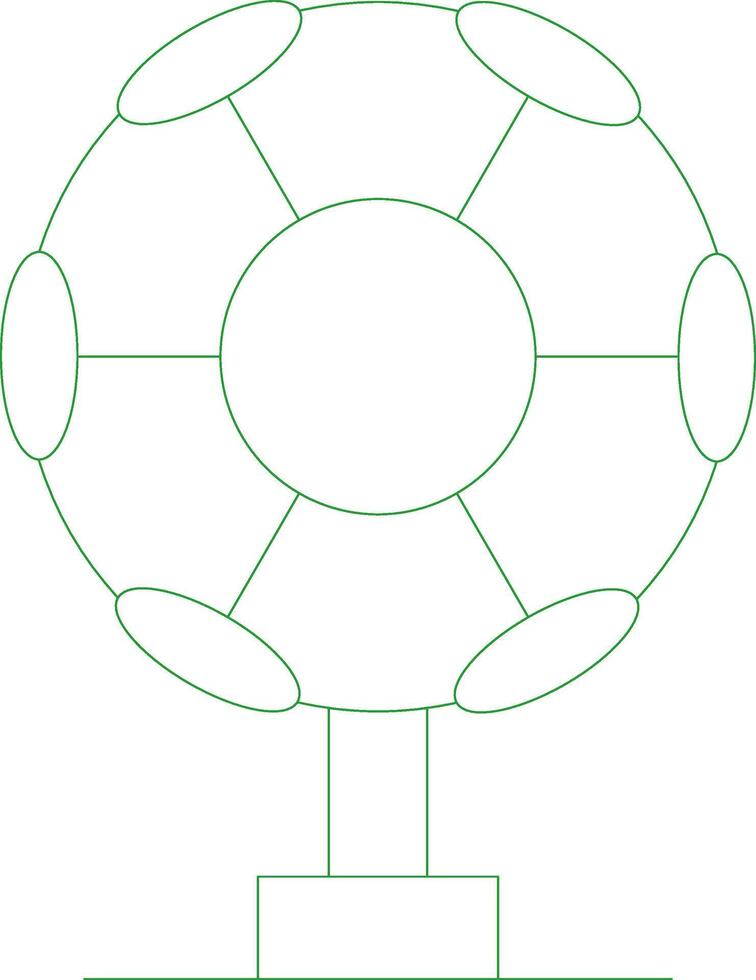 Line Green Gradient Design vector