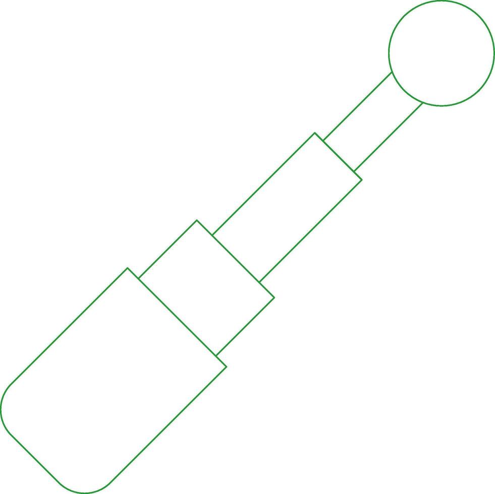 Line Green Gradient Design vector