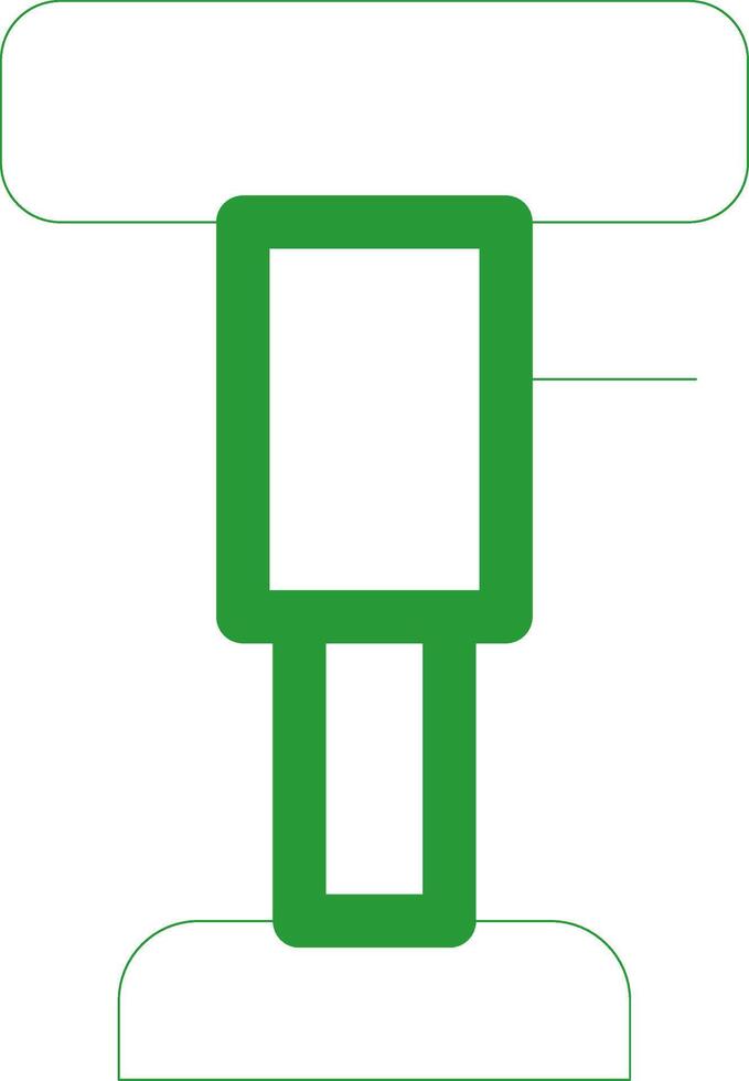 Line Green Gradient Design vector