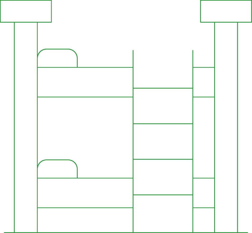Line Green Gradient Design vector