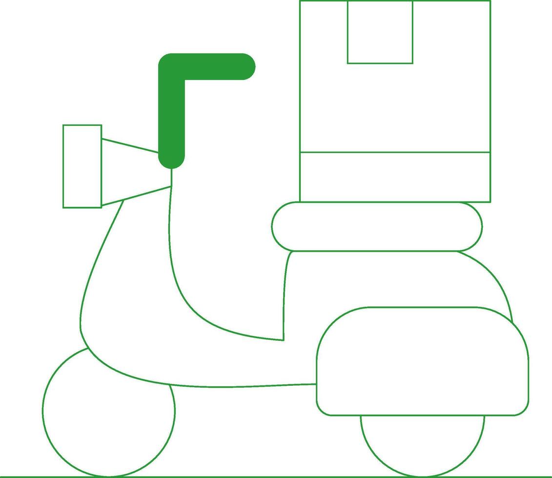 Line Green Gradient Design vector