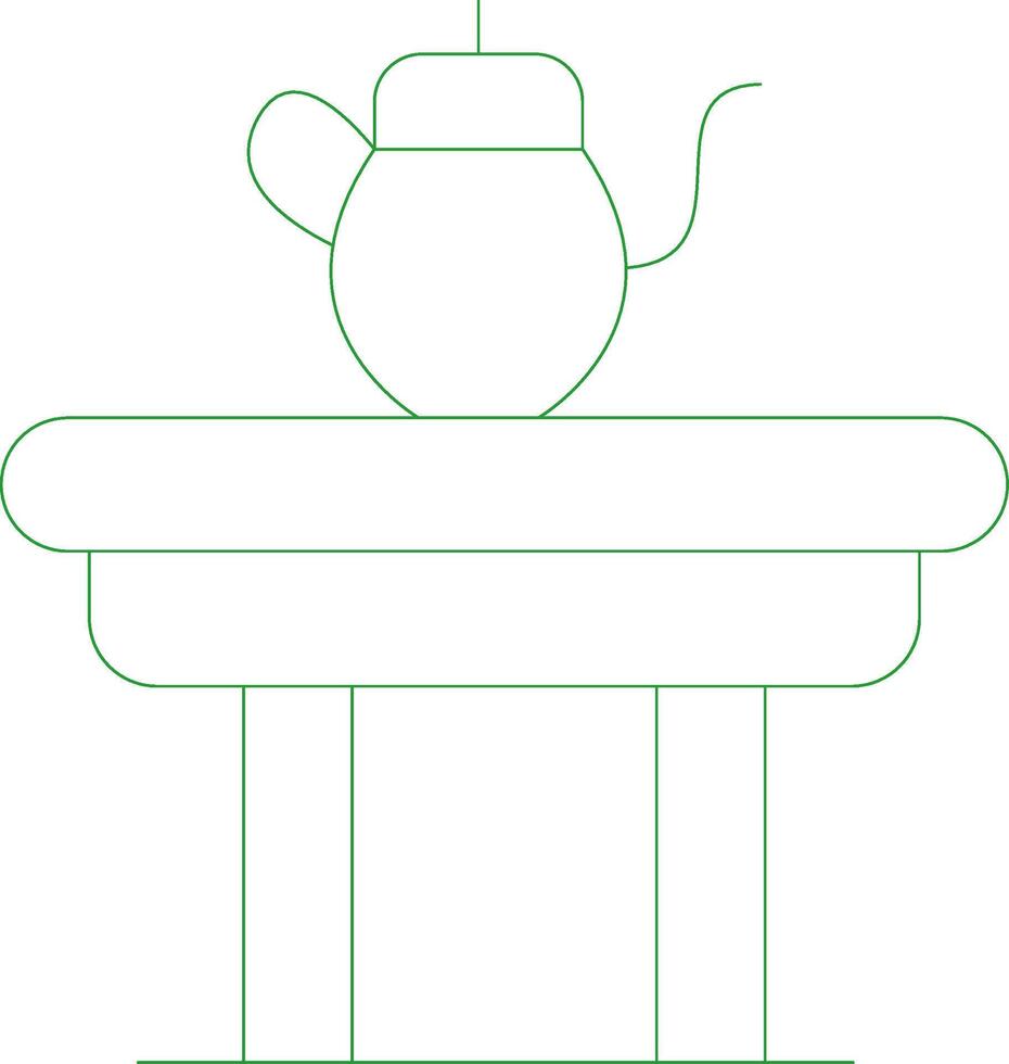 Line Green Gradient Design vector