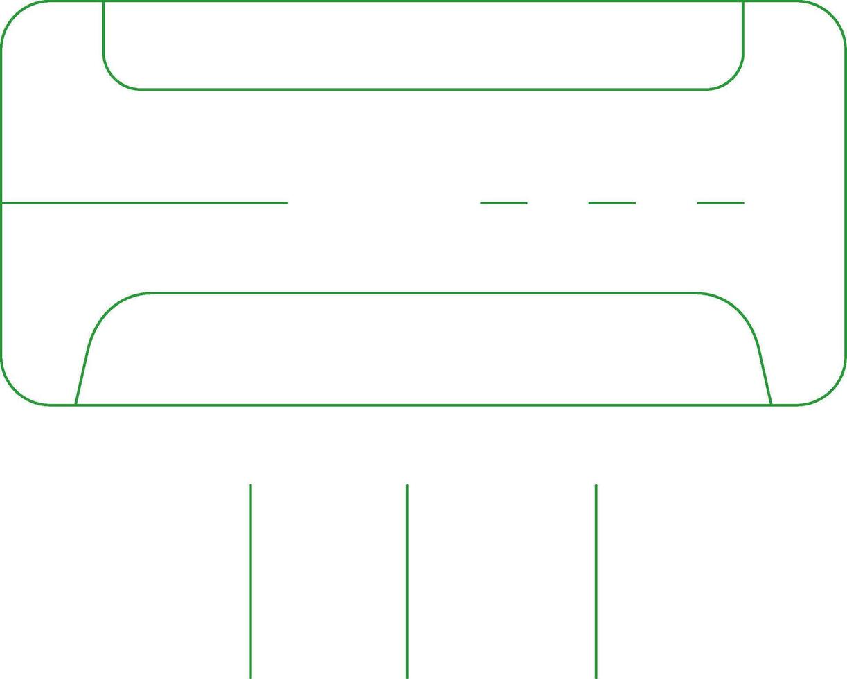 Line Green Gradient Design vector