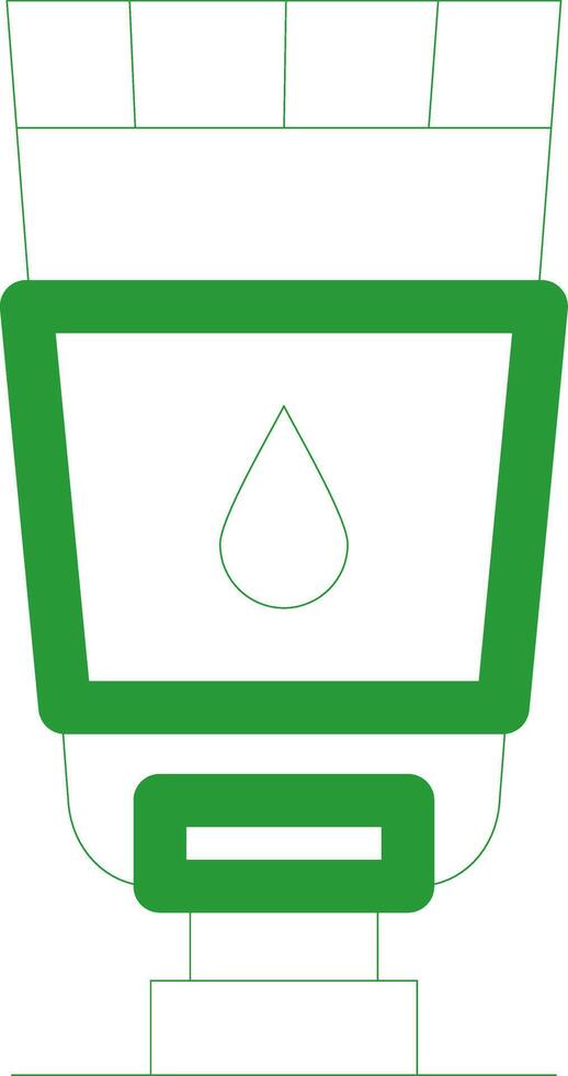 Line Green Gradient Design vector