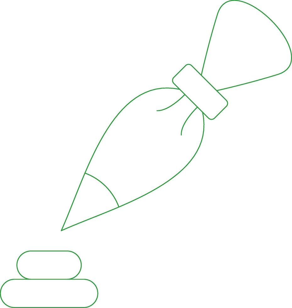 Line Green Gradient Design vector