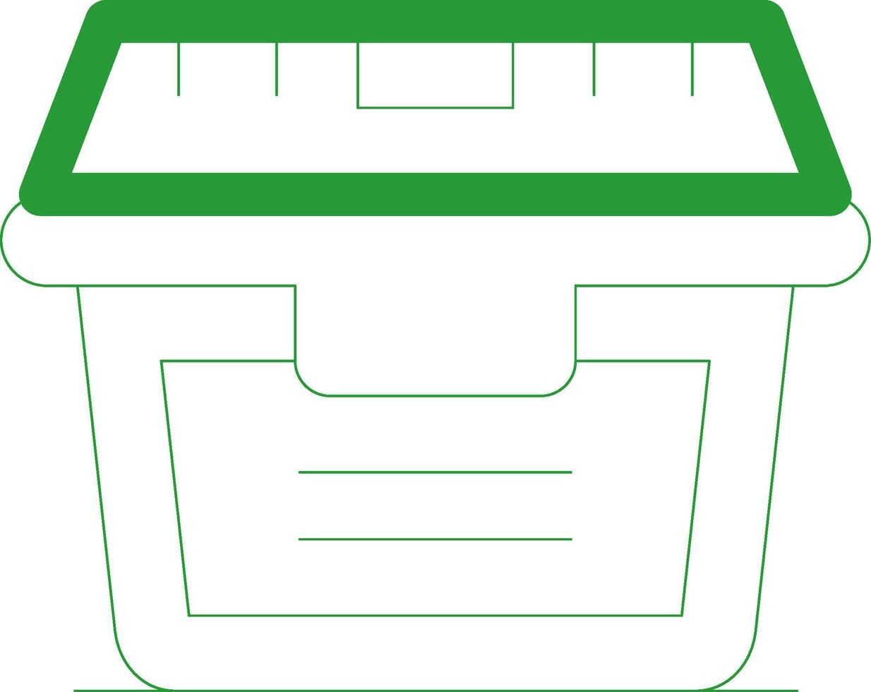 Line Green Gradient Design vector