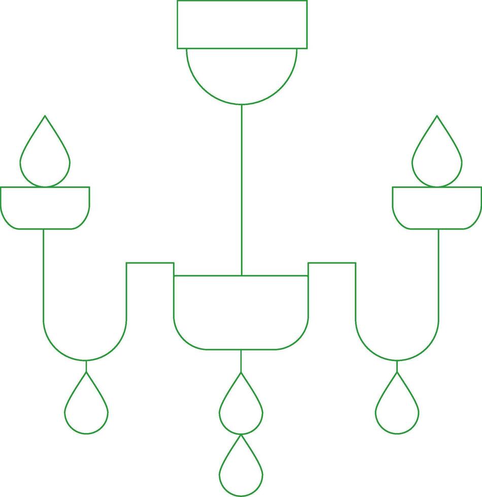 Line Green Gradient Design vector