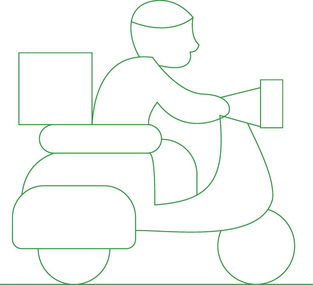Line Green Gradient Design vector