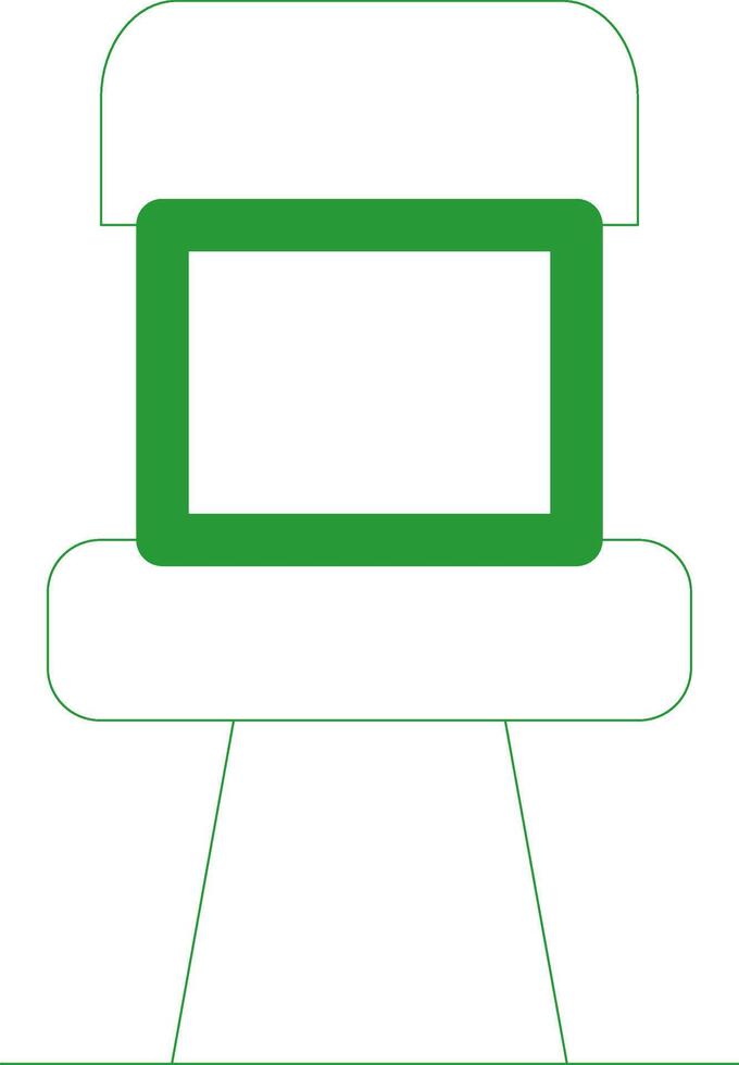 Line Green Gradient Design vector