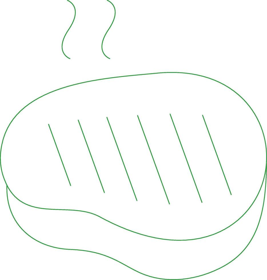Line Green Gradient Design vector