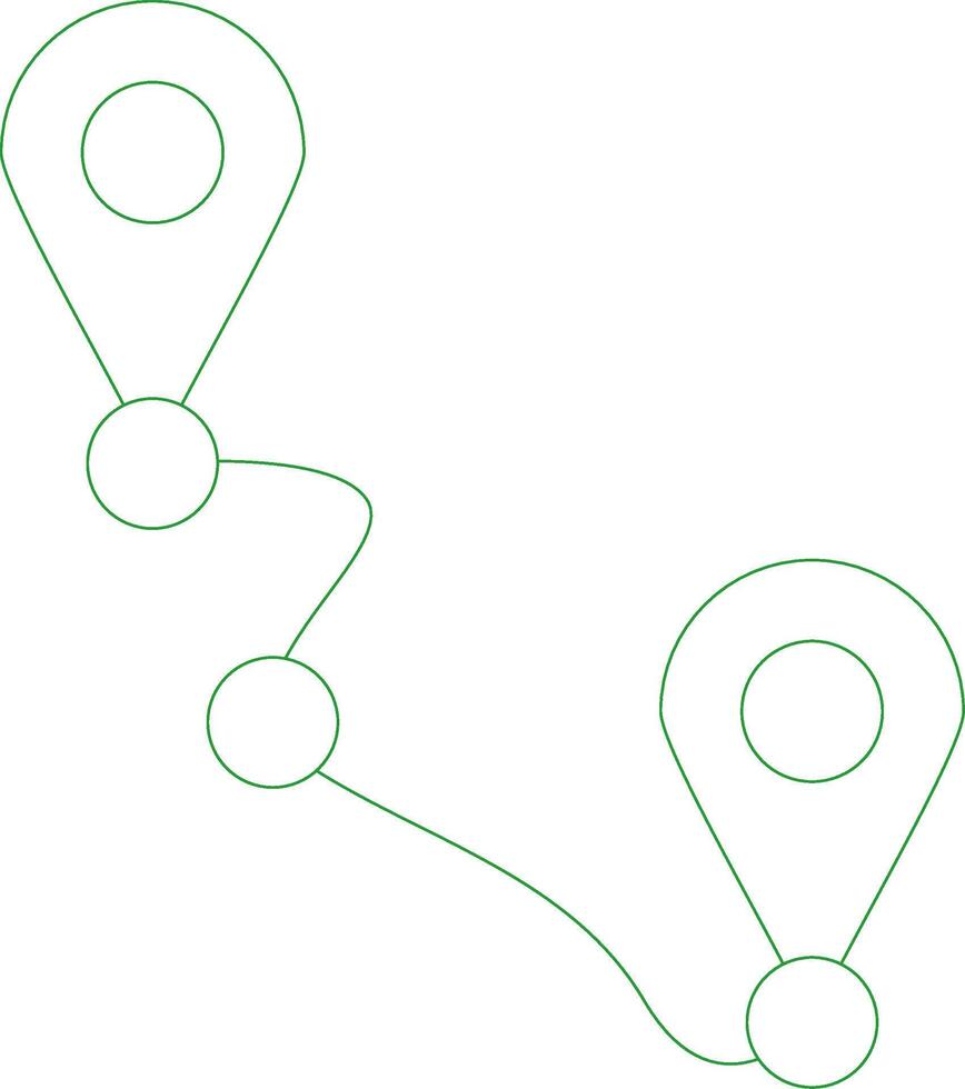 Line Green Gradient Design vector