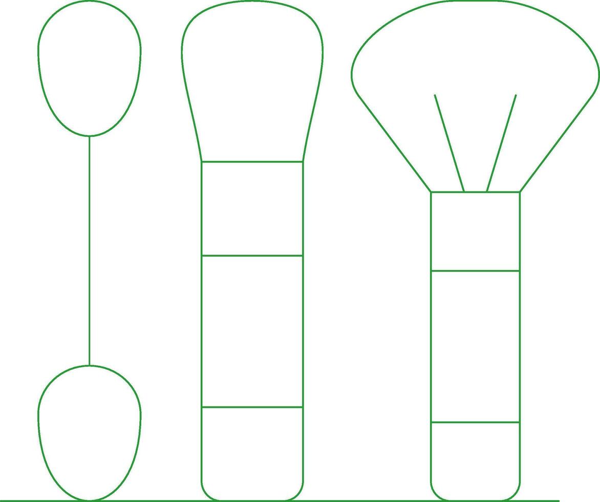 Line Green Gradient Design vector