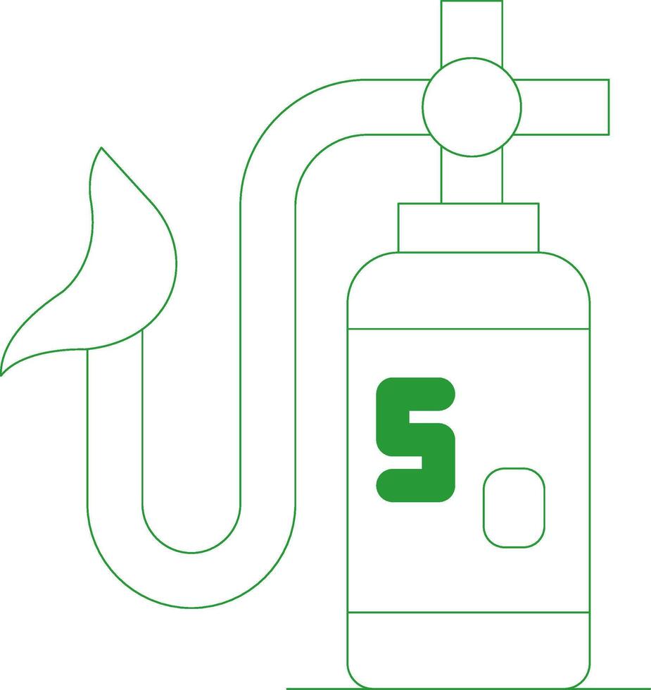 Line Green Gradient Design vector