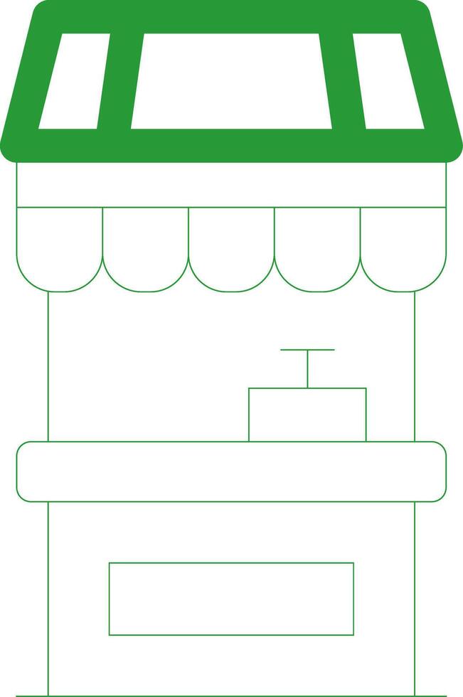 Line Green Gradient Design vector