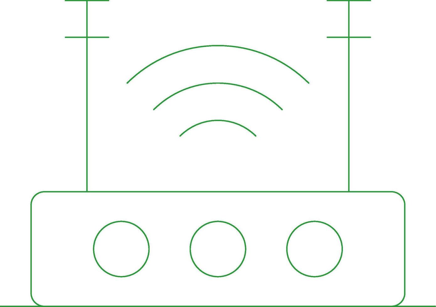 Line Green Gradient Design vector