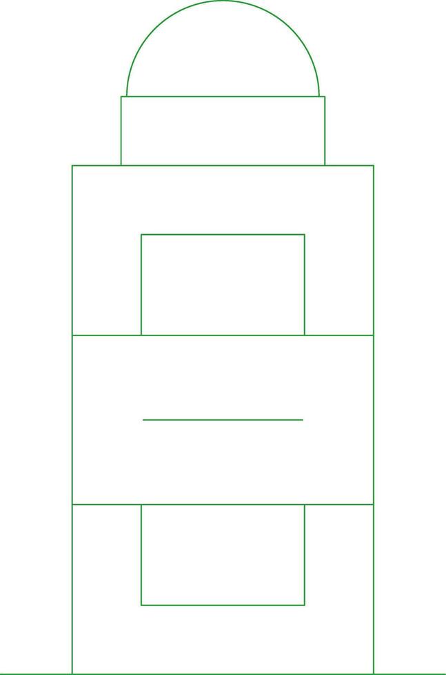Line Green Gradient Design vector
