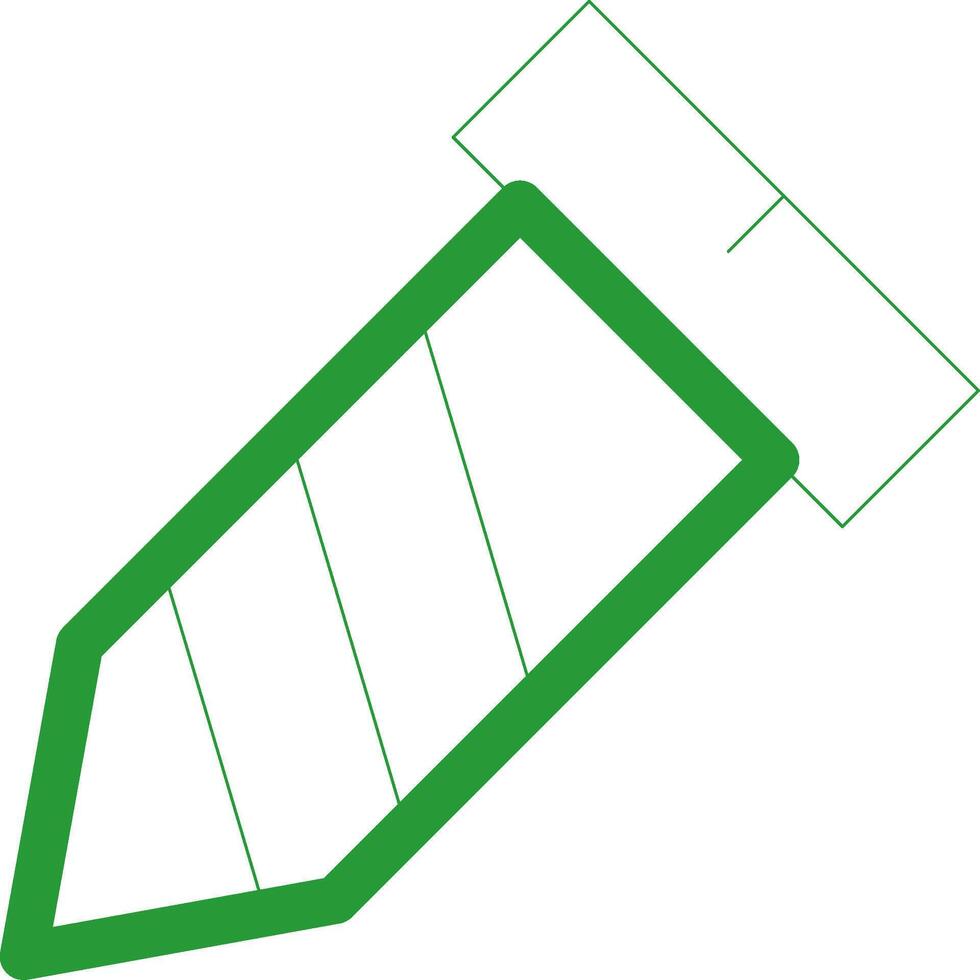 línea verde degradado diseño vector