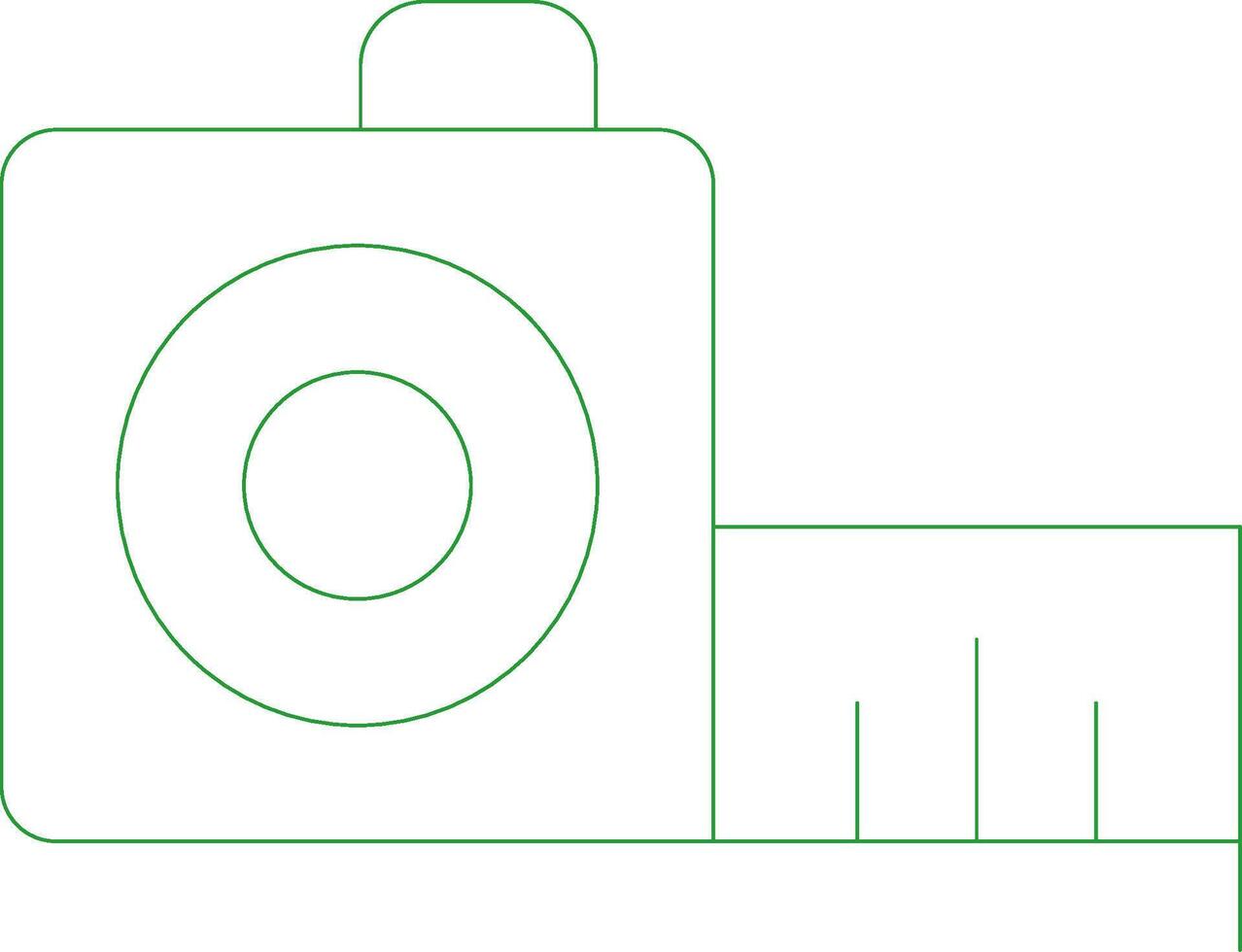 Line Green Gradient Design vector