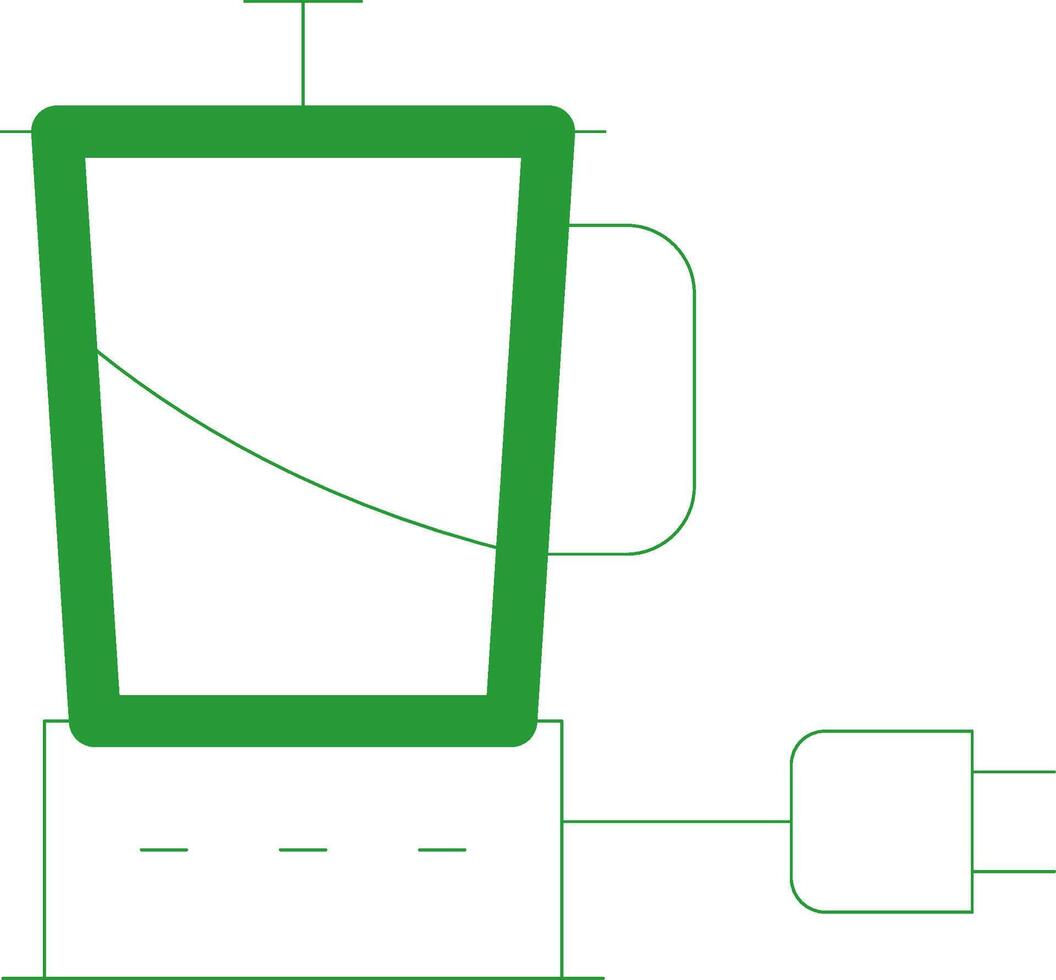 Line Green Gradient Design vector