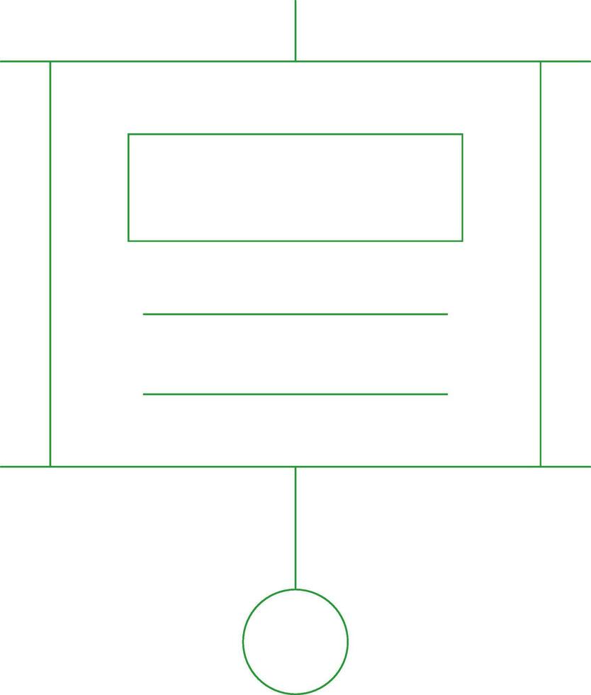 Line Green Gradient Design vector