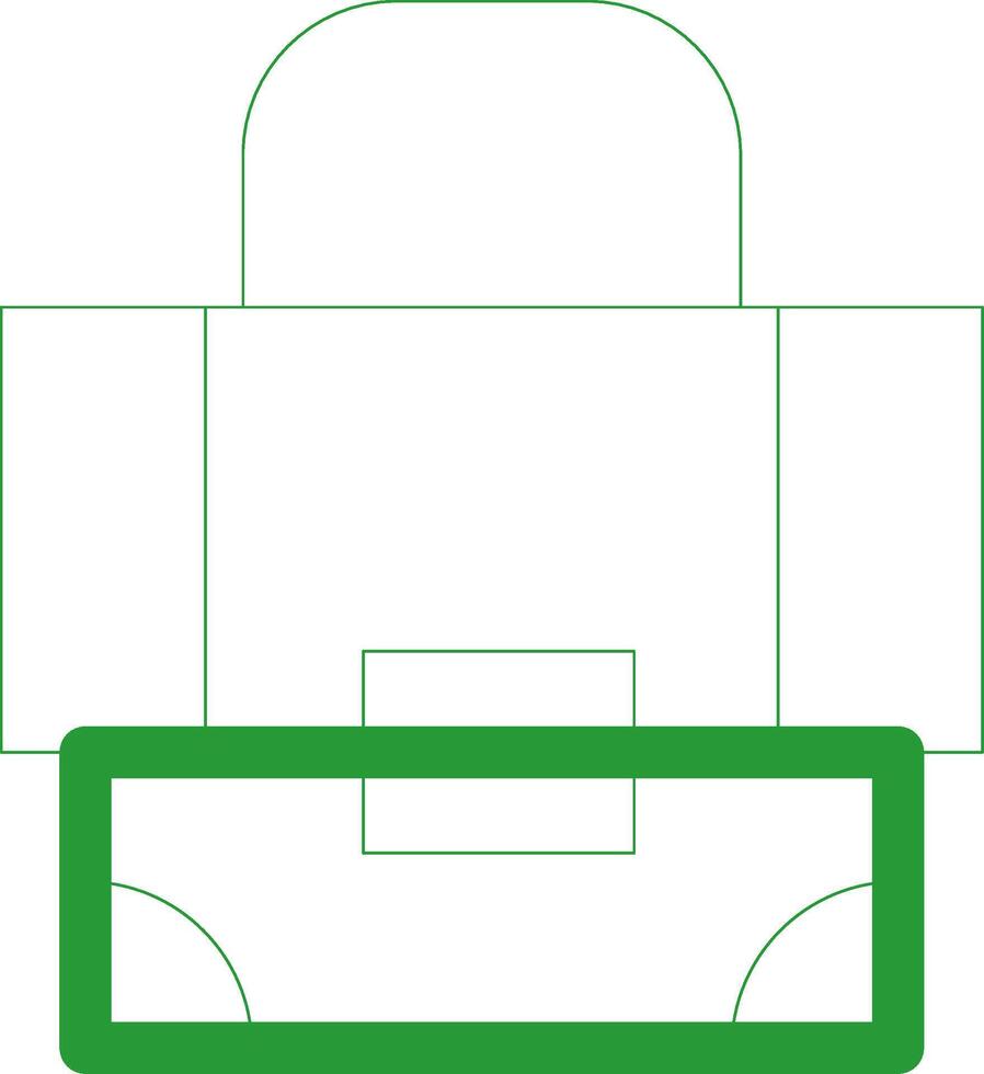 Line Green Gradient Design vector