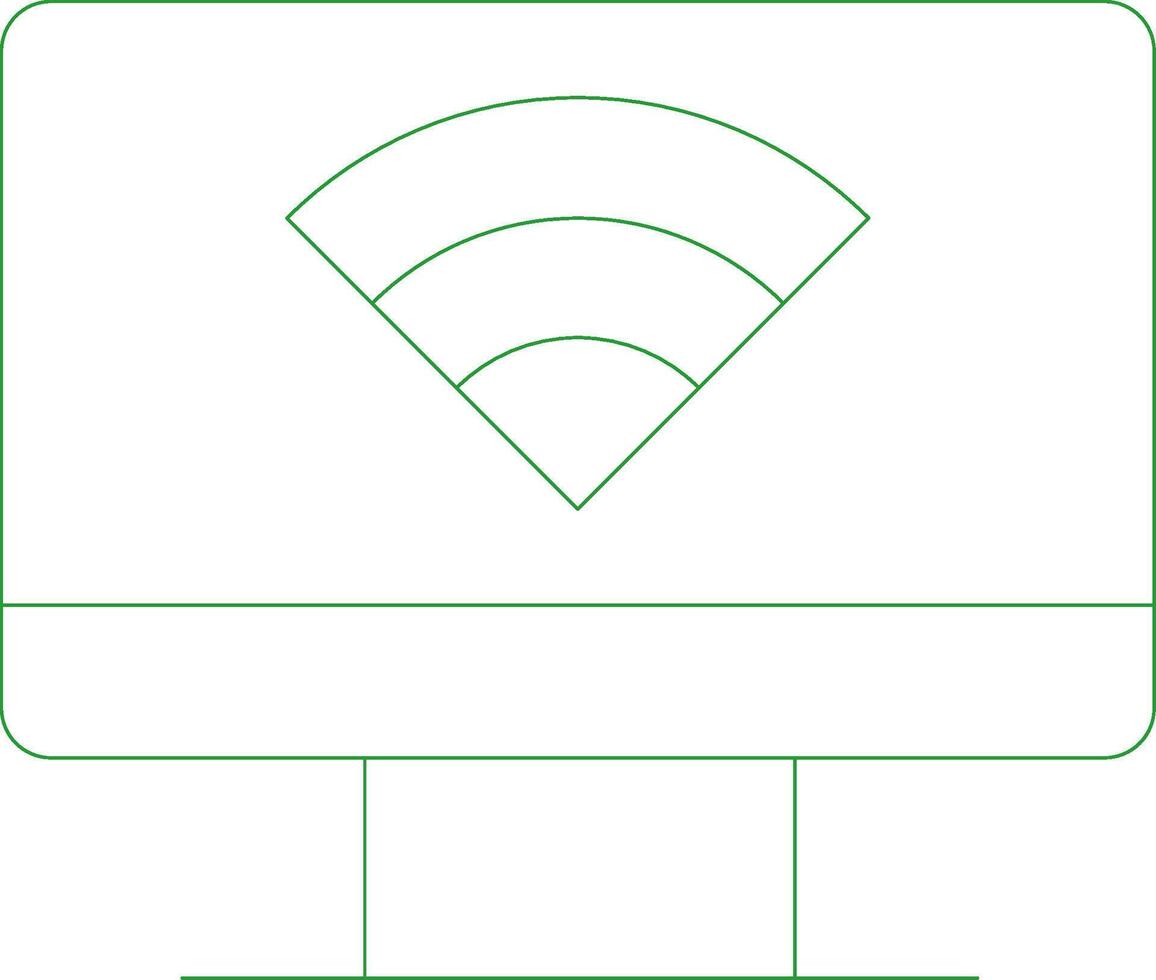 Line Green Gradient Design vector