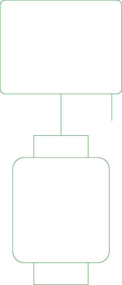 Line Green Gradient Design vector