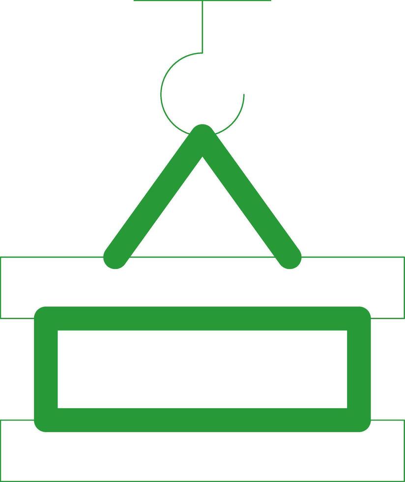 Line Green Gradient Design vector