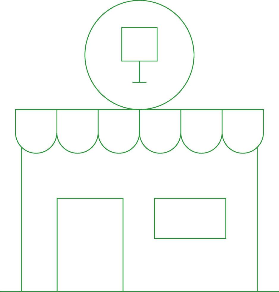 Line Green Gradient Design vector